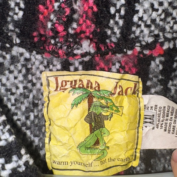 Iguna‎ Jack XXL Drug Rug Baja Hoodie - Hippie Pullover - Fits Like Size Medium! - Picture 2 of 3